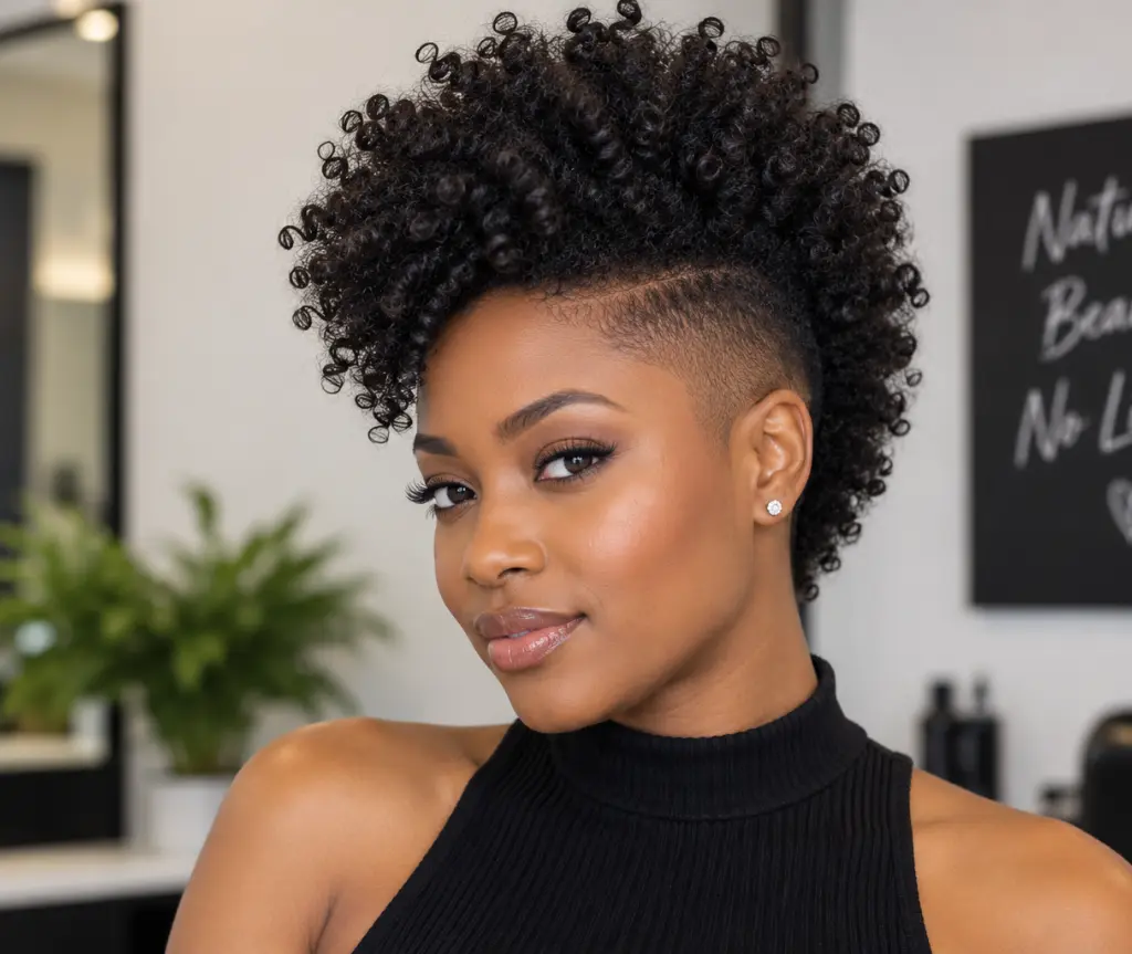 Afro Mohawk
