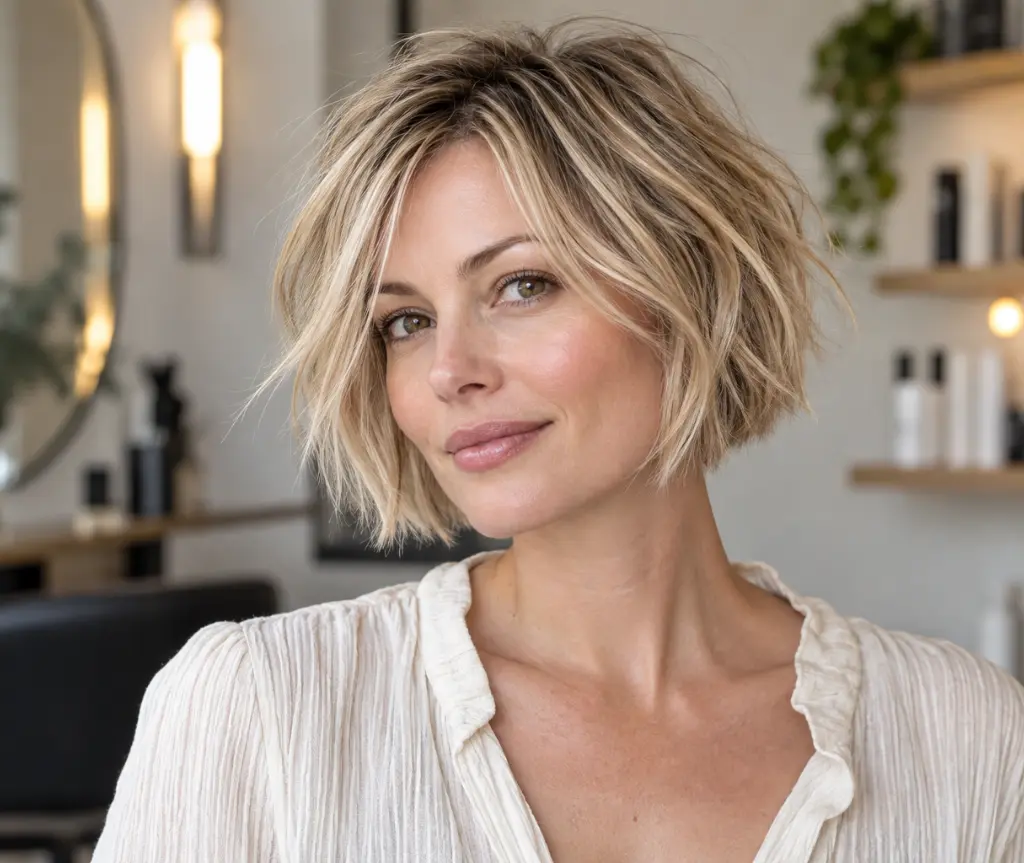 Choppy Short Bob