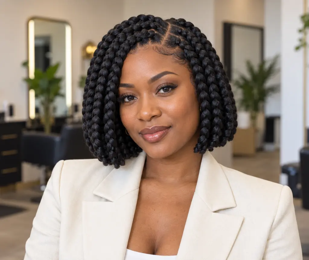 Chunky Braided Bob