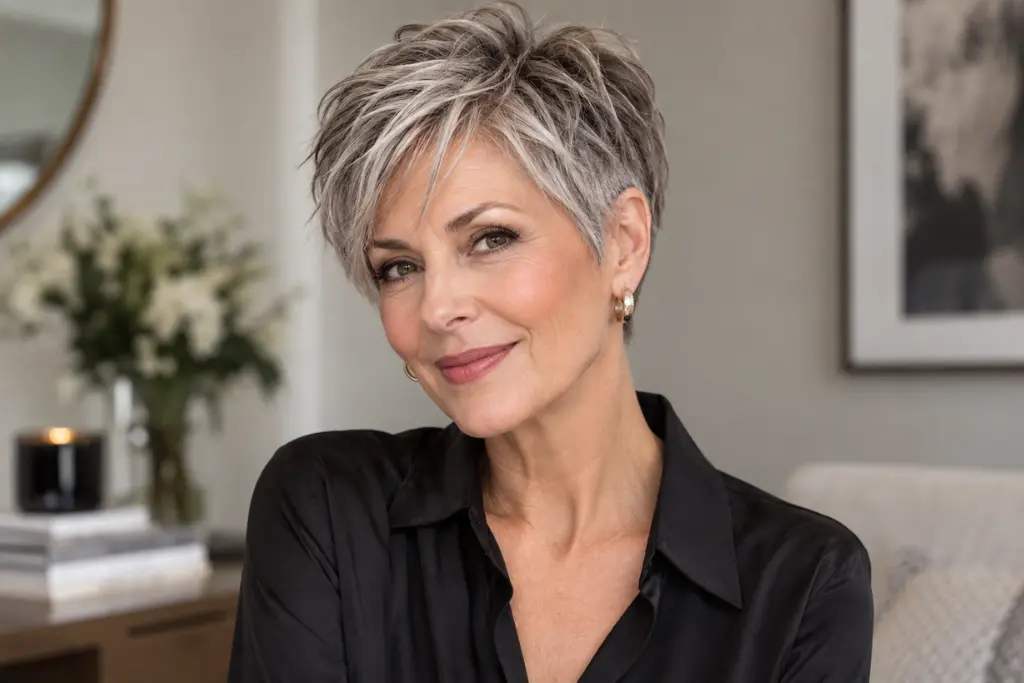 Classic Pixie Cut for Women Over 50
