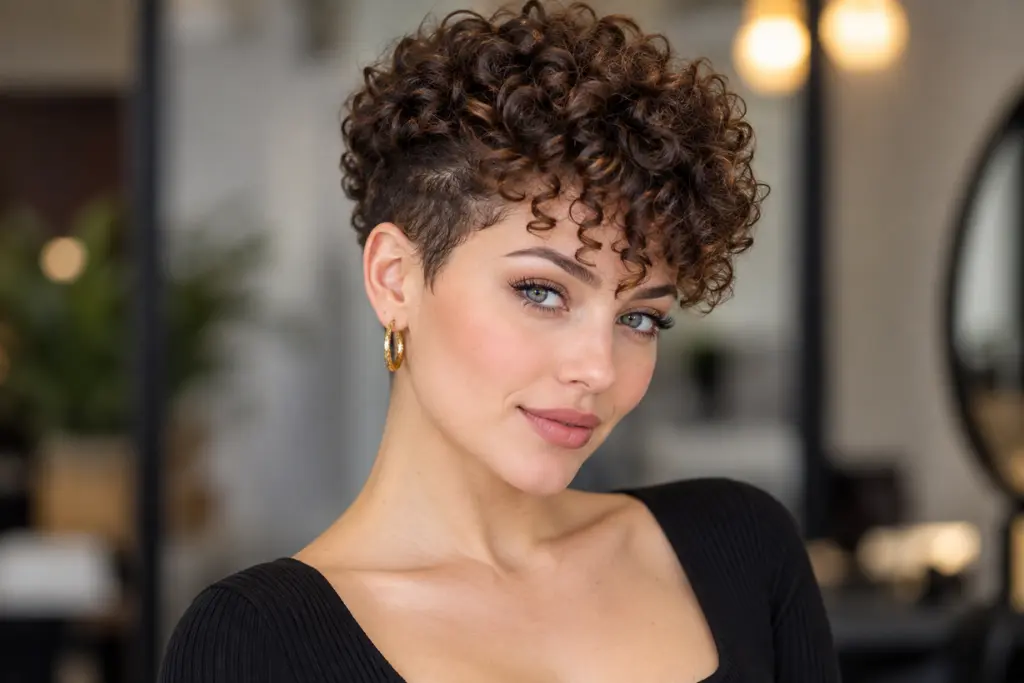 Curly Afro Pixie