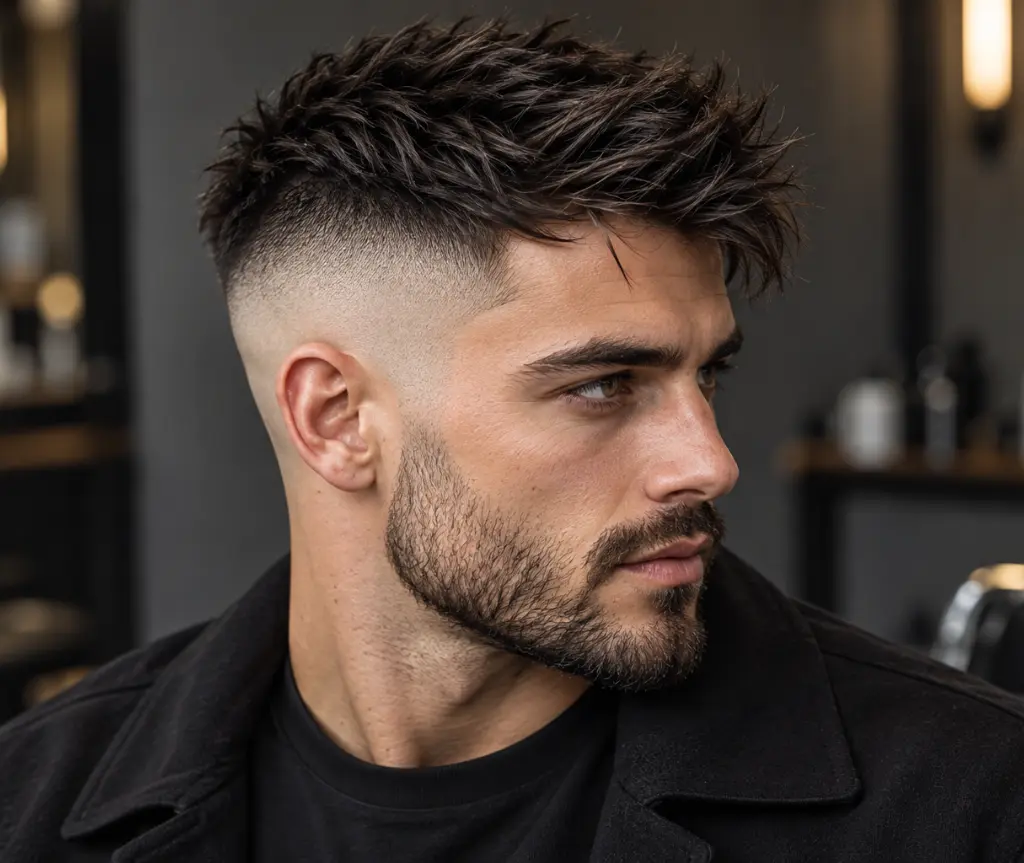 Disconnected Bald Fade Undercut