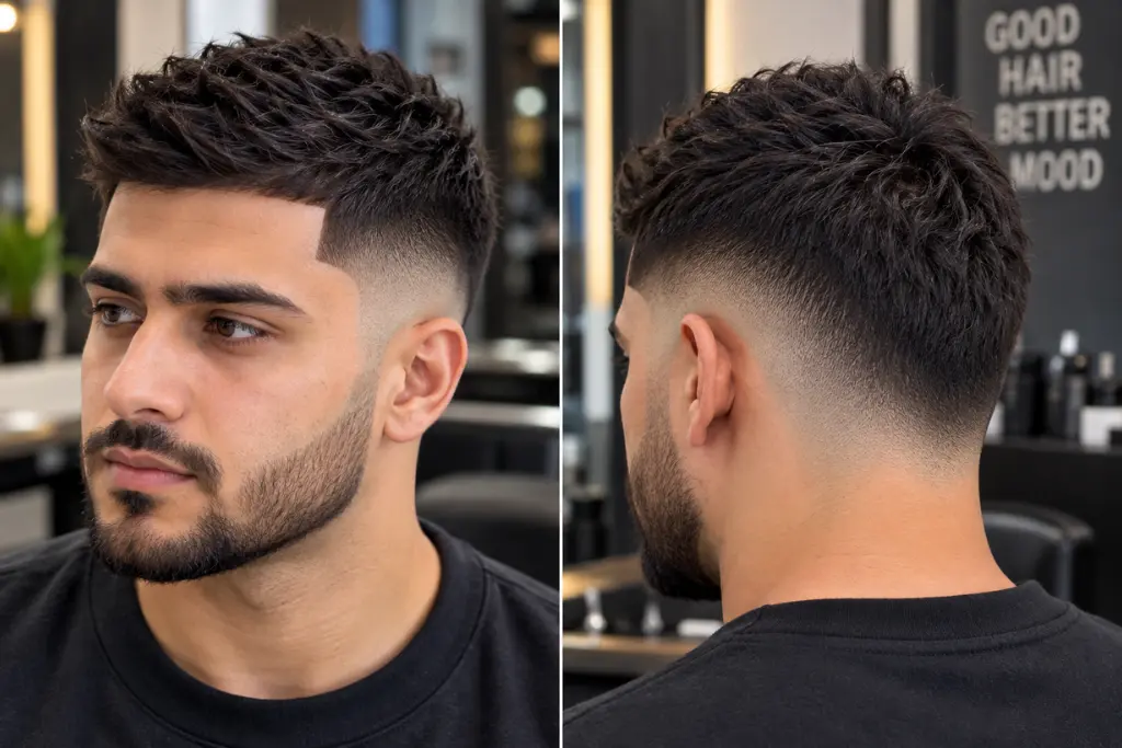 Drop Fade with Short Hair