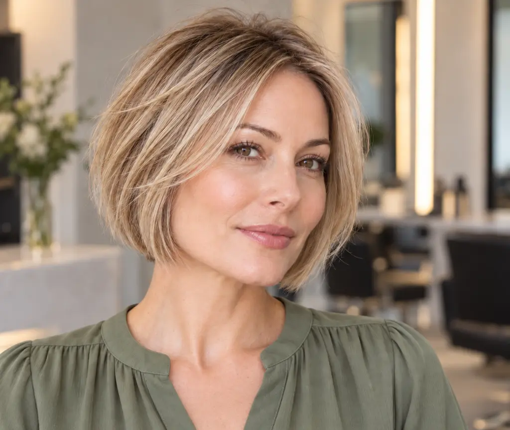Layered Short Bob
