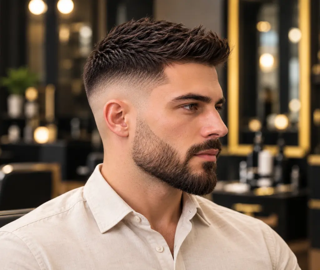 Mid Bald Fade Undercut