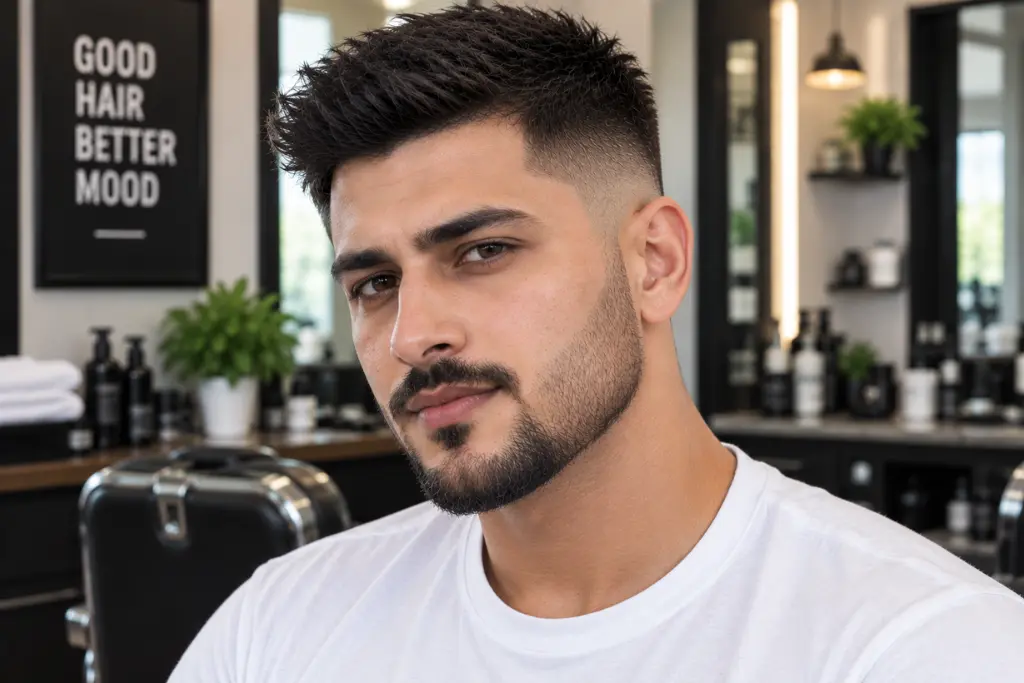 Mid Fade Crew Cut