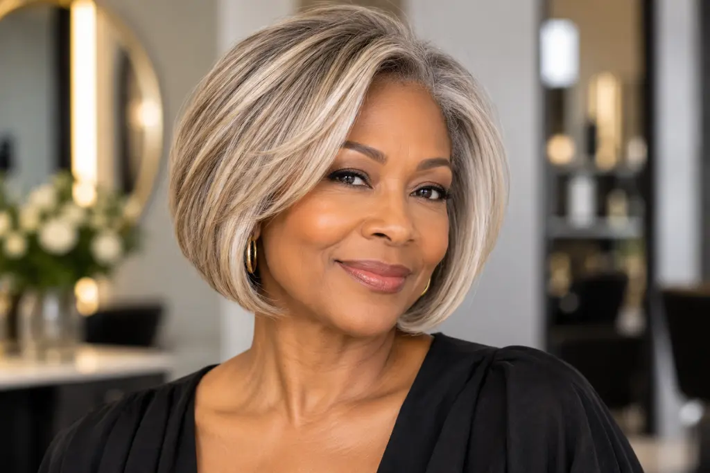 Rounded Bob for Fine Hair
