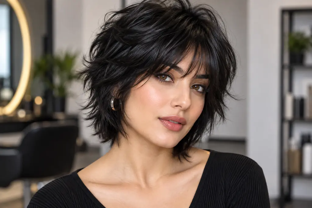 Short Black Shag