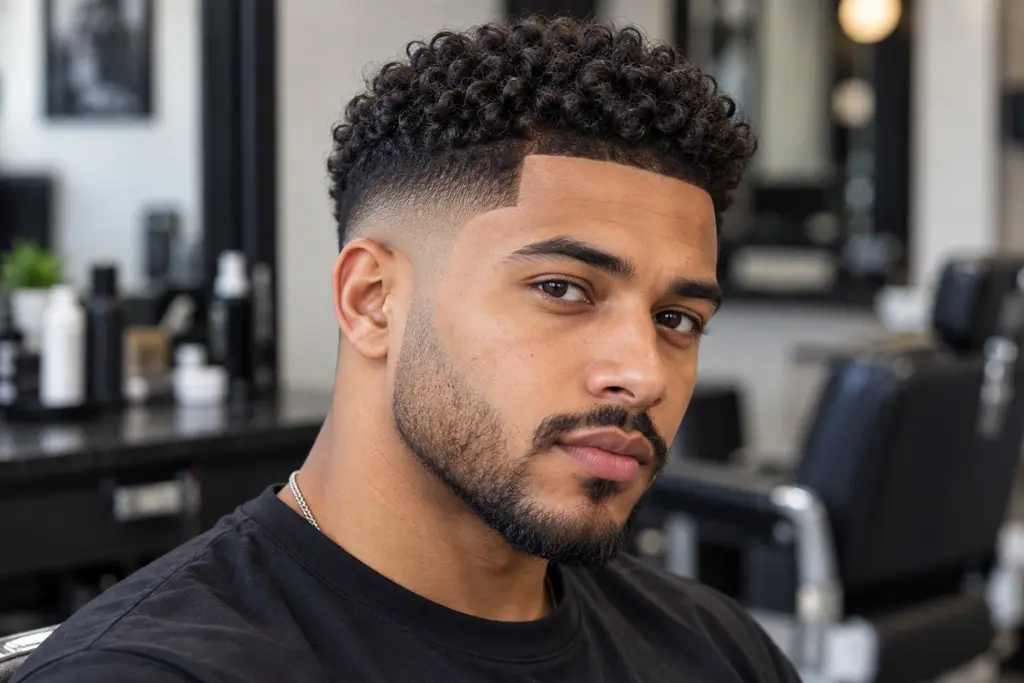Short Curly Fade