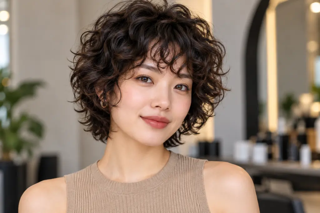Short Curly Shag