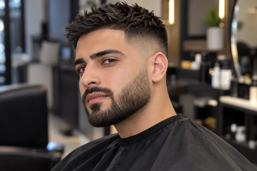 Short Hair with Beard Fade