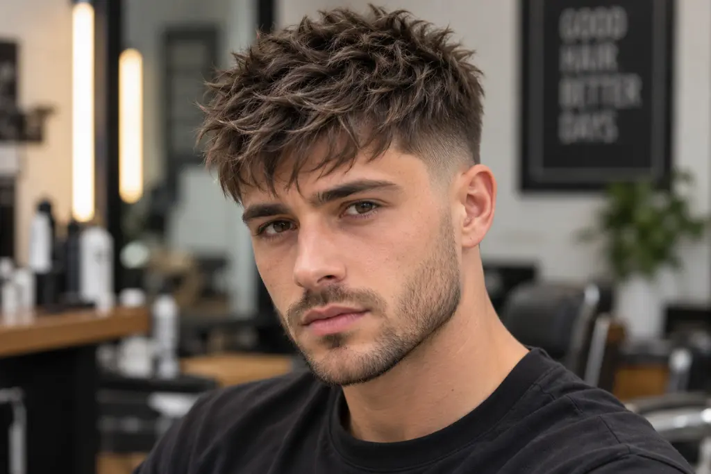 Short Messy Crop
