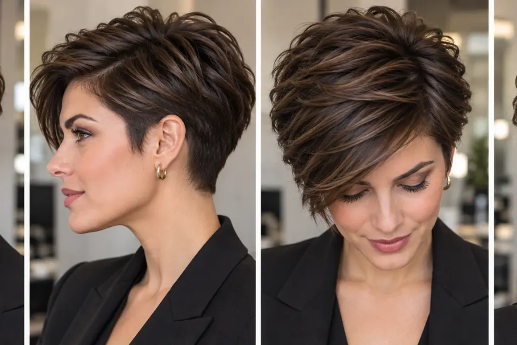 Short Pixie for Thick Hair