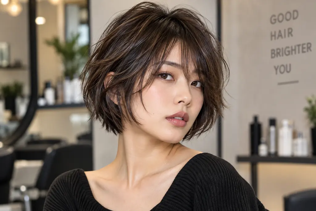 Short Shag Bob
