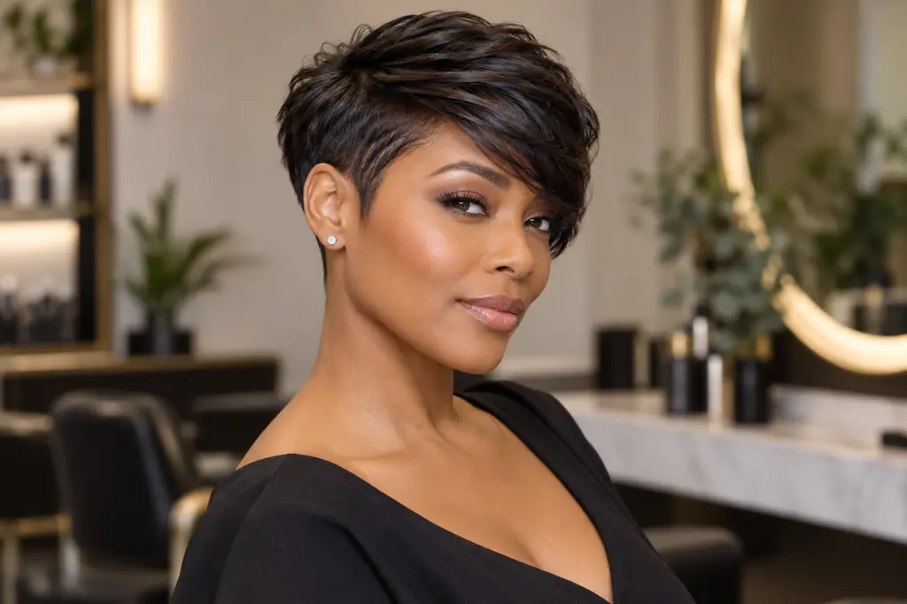 Side-Swept Pixie