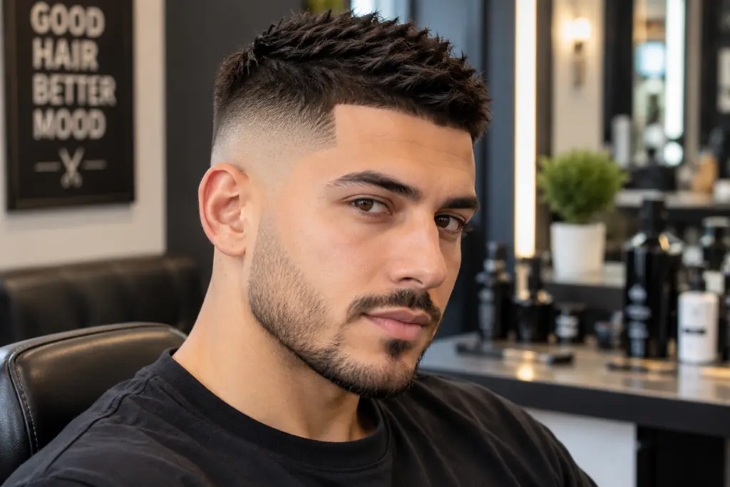 Skin Fade with Short Top