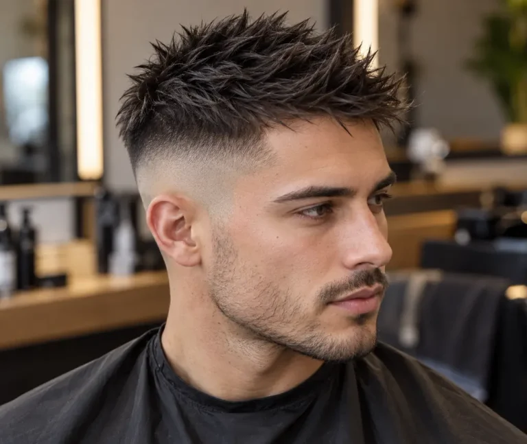Spiky Bald Fade Undercut