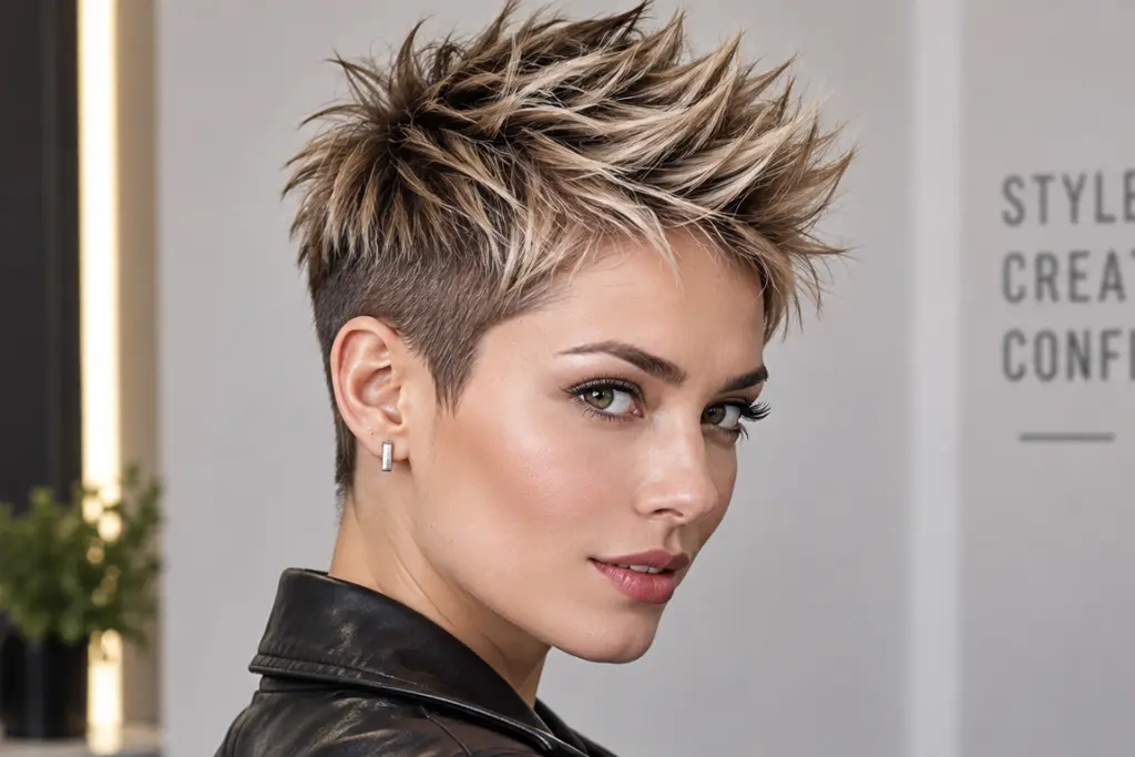 Spiky Short Pixie Cut