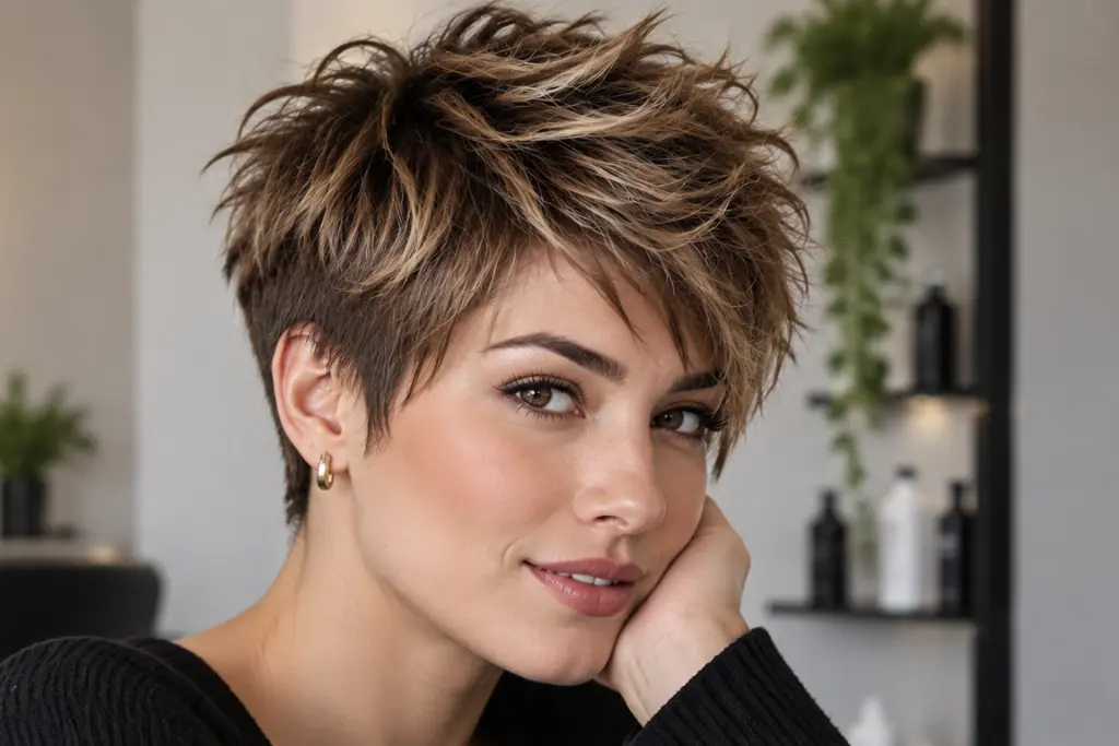 Tousled Short Pixie Cut