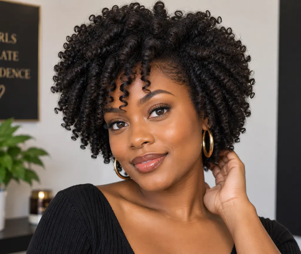 Twist-Out Afro