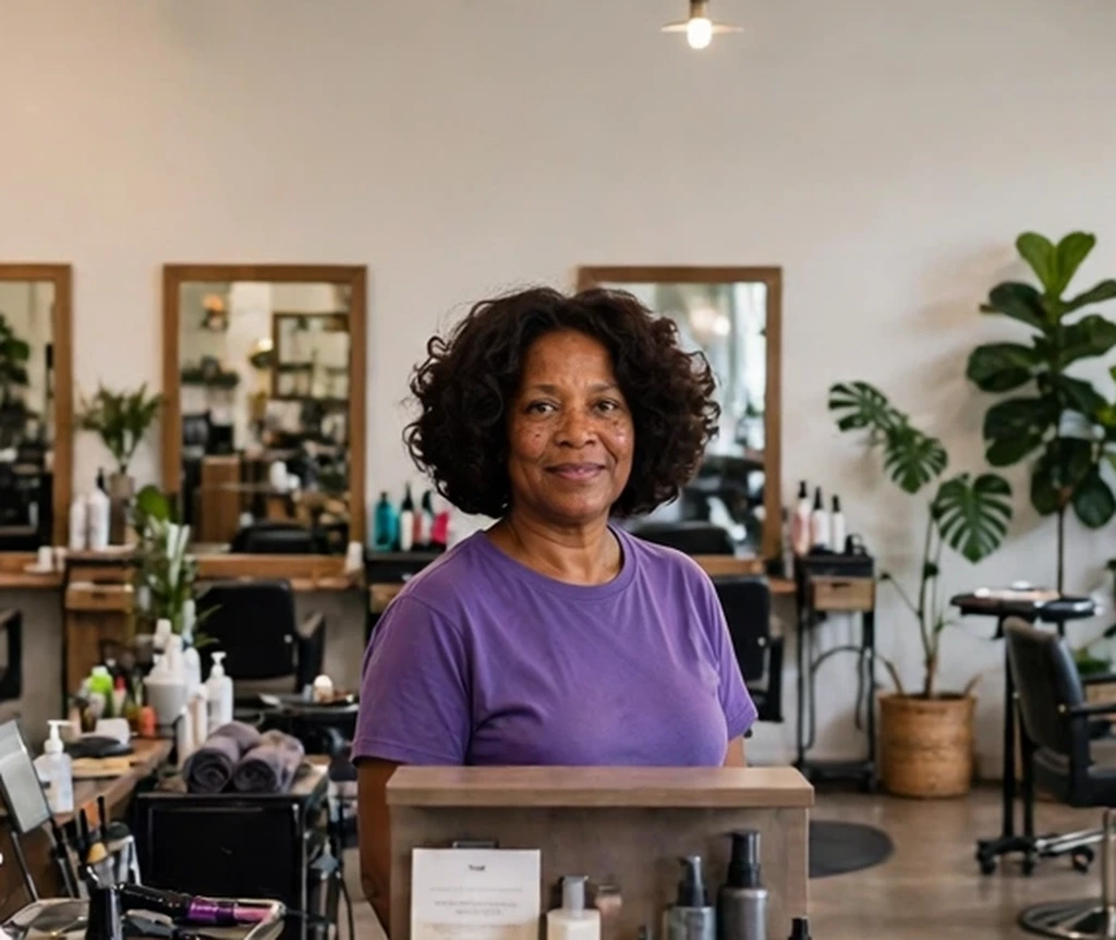 curly bob for fine hair