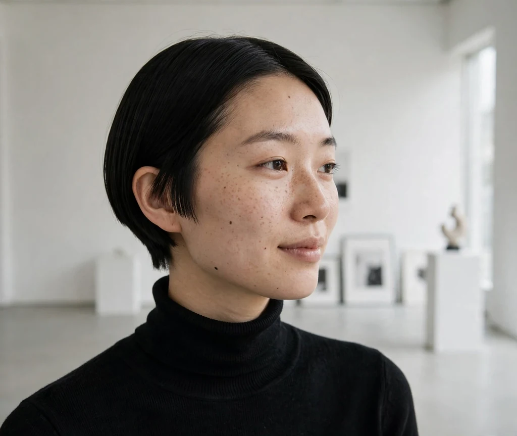 Short inverted bob