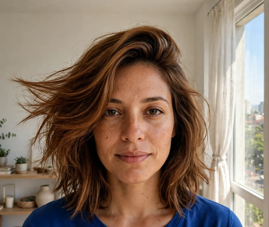 Choppy Bob With Side Part