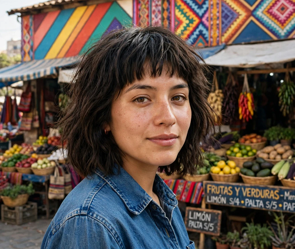 Choppy Bob With Bangs