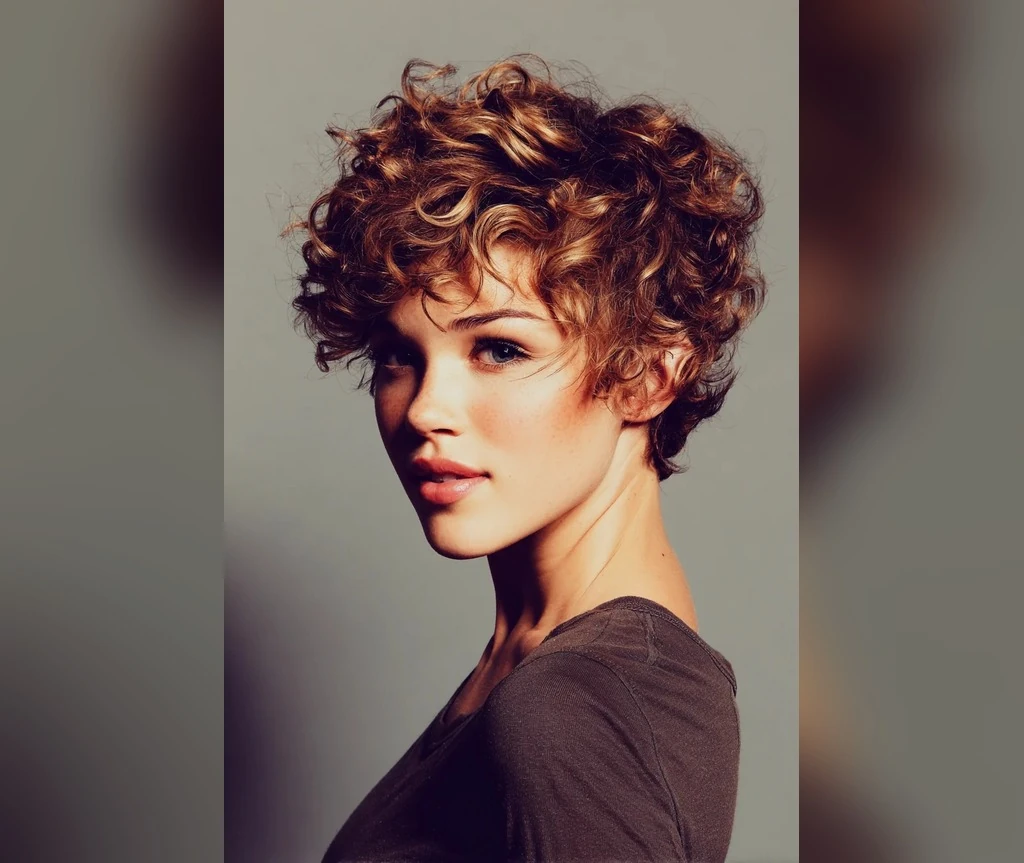 French Curly Bob