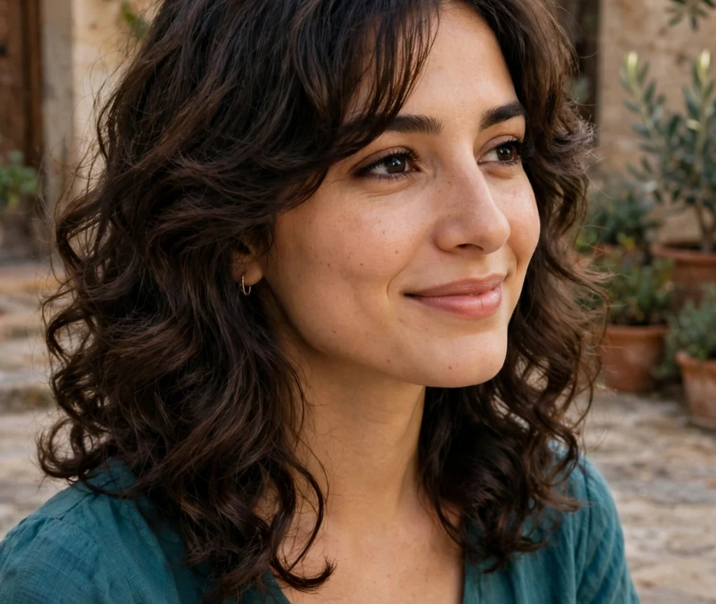 Choppy Layers With Wispy Bangs