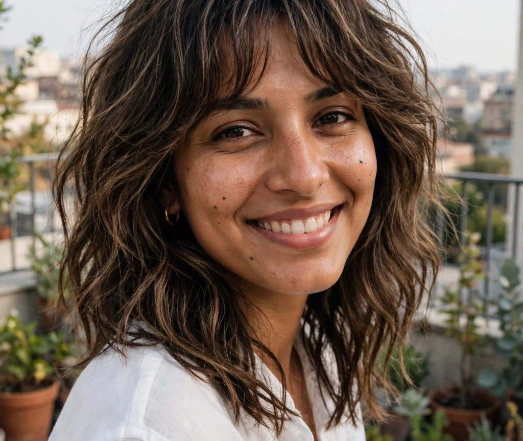 Voluminous Layers With Wispy Fringe