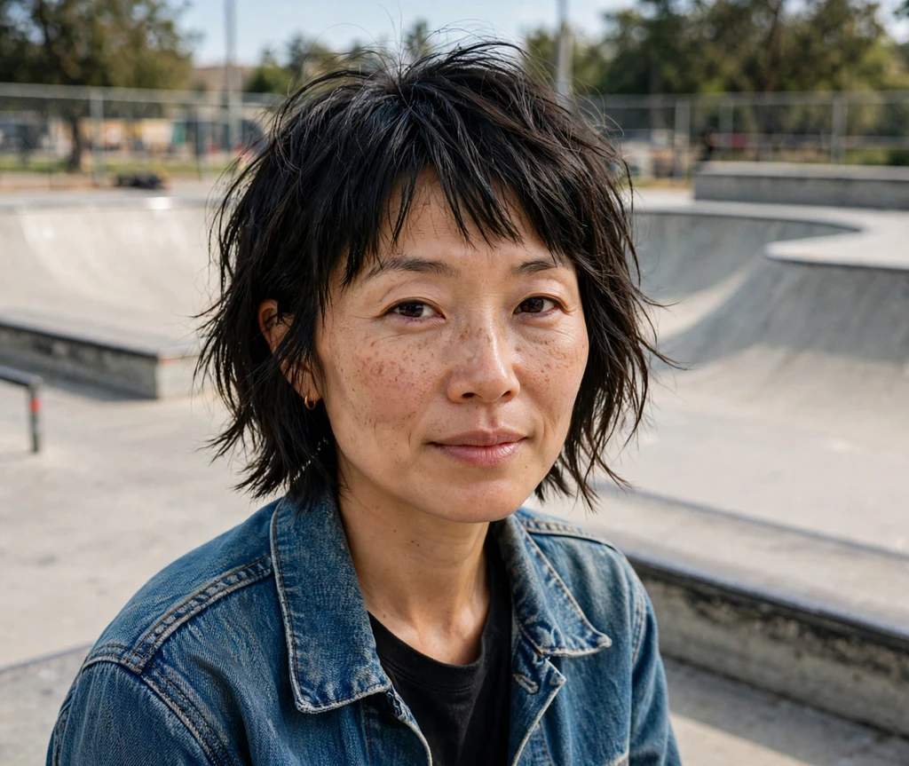 Choppy bob haircut
