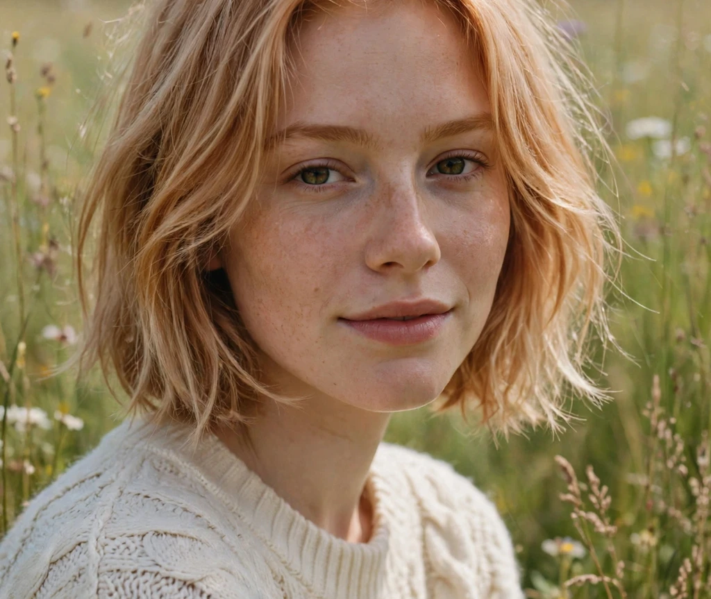 Wispy bob haircut