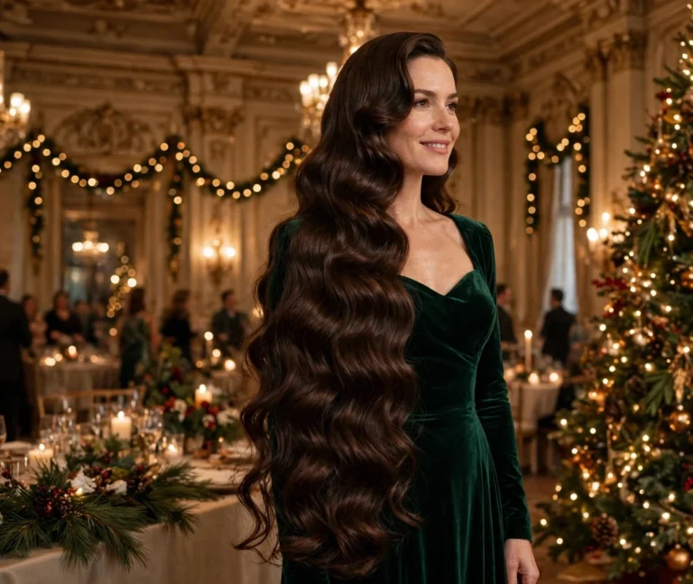 42 Beautiful Christmas Party Hairstyles Full Of Celebration