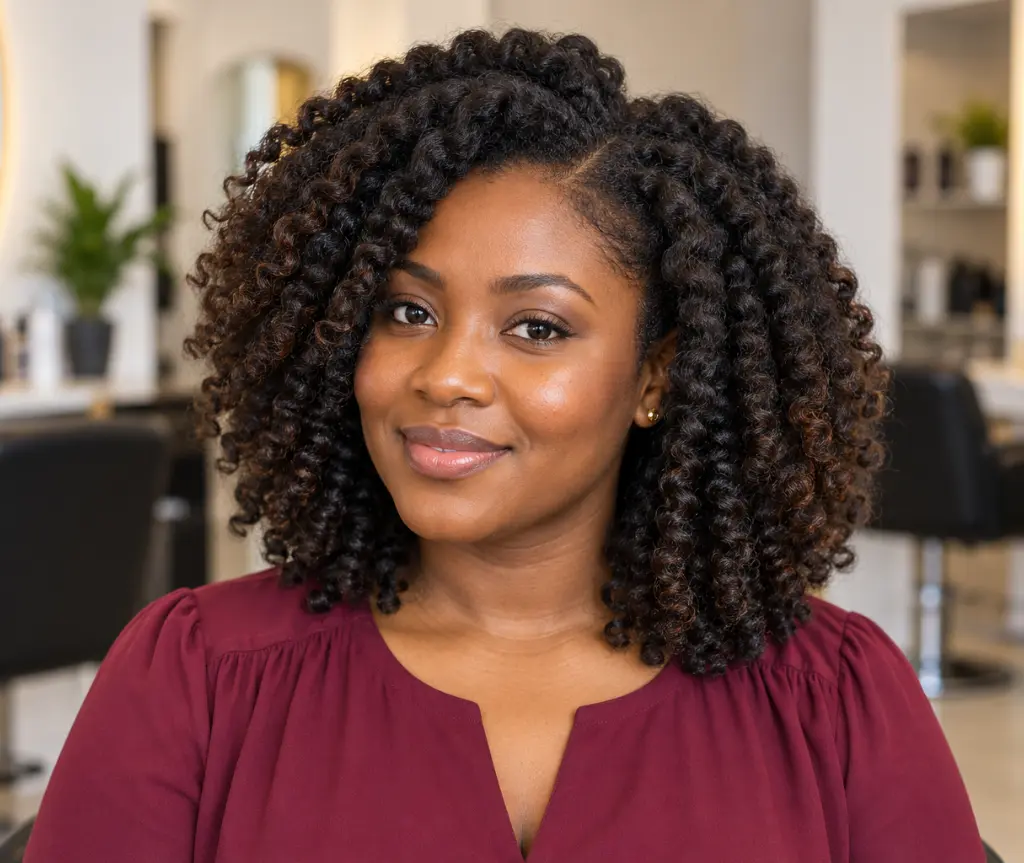 Defined Twist-Out Curls
