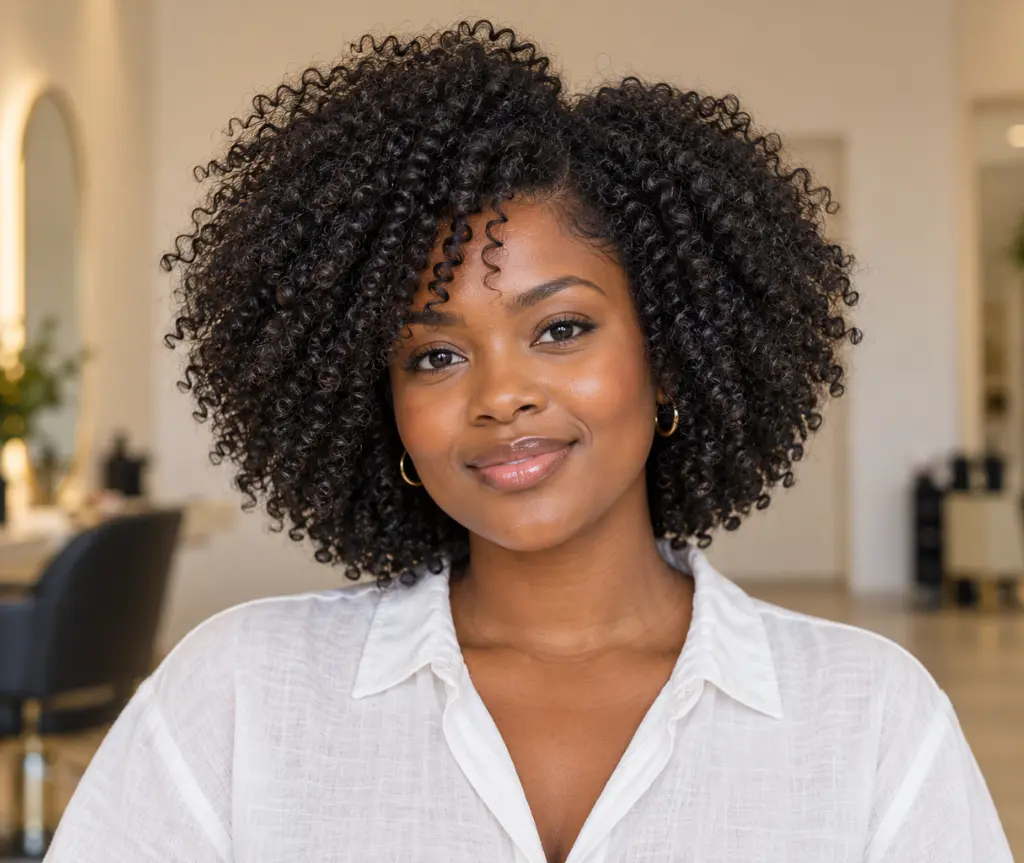 Defined Wash-and-Go Curls