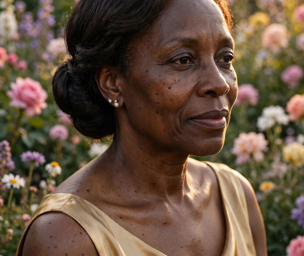 South Asian woman wearing a classic low chignon formal updo for thin hair in a ballroom