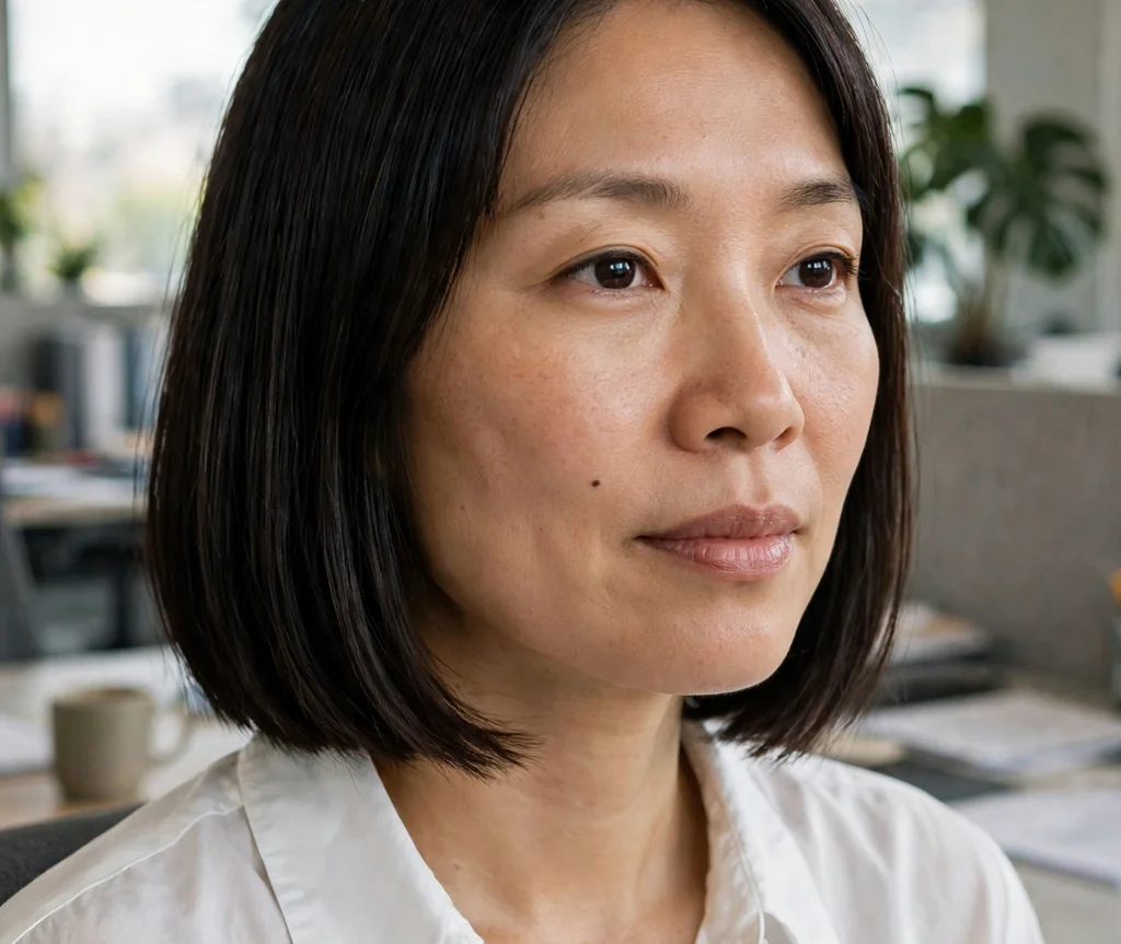Blunt-Cut Medium Bob
