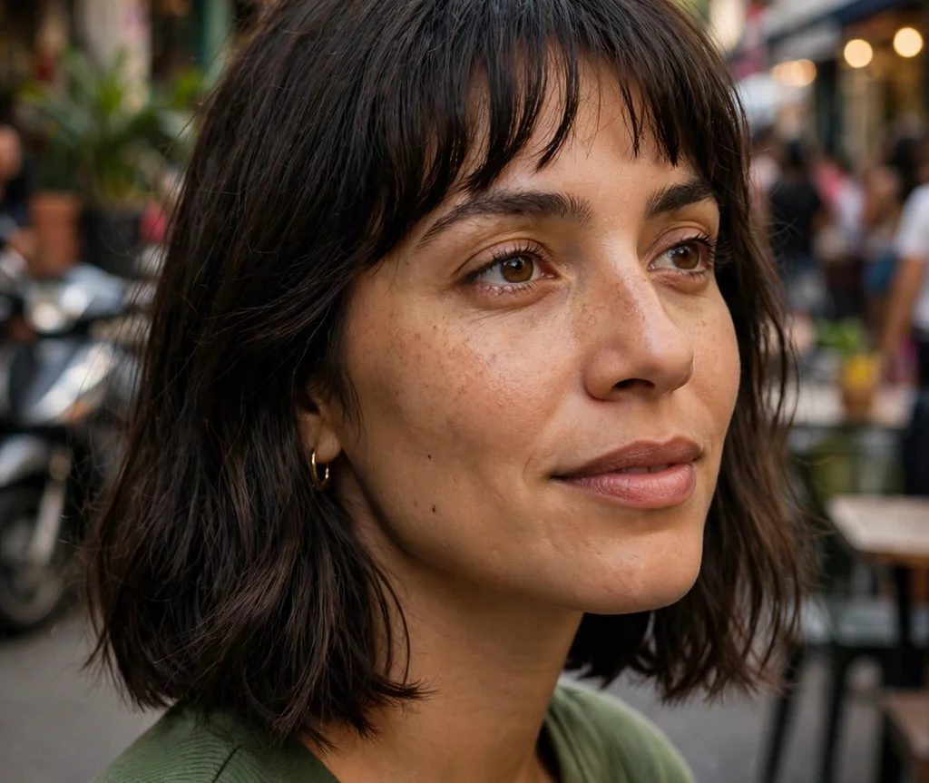 Long Bob with Bangs