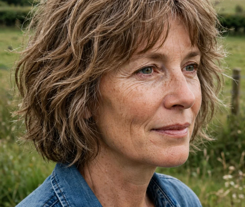 Medium Shaggy Bob