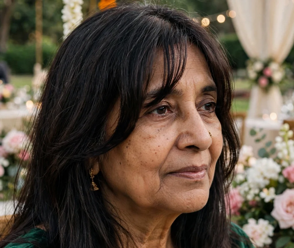 Long Curtain Bangs with Face-Framing Layers