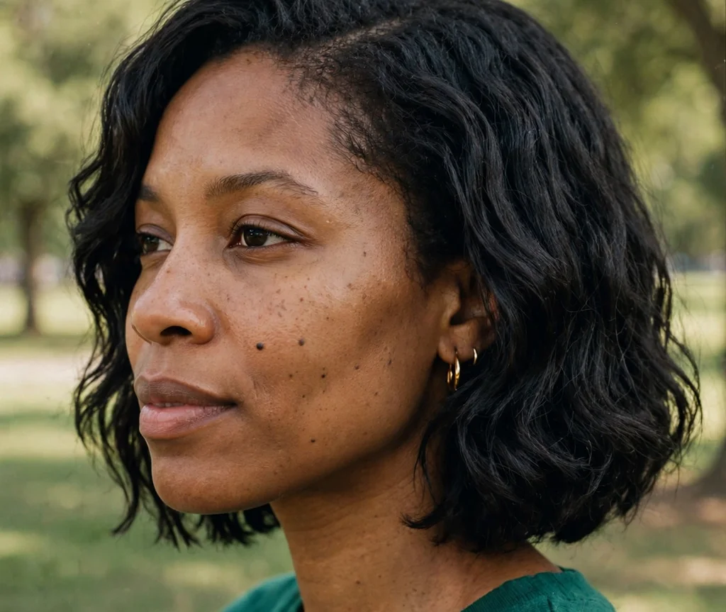 Classic textured lob haircut