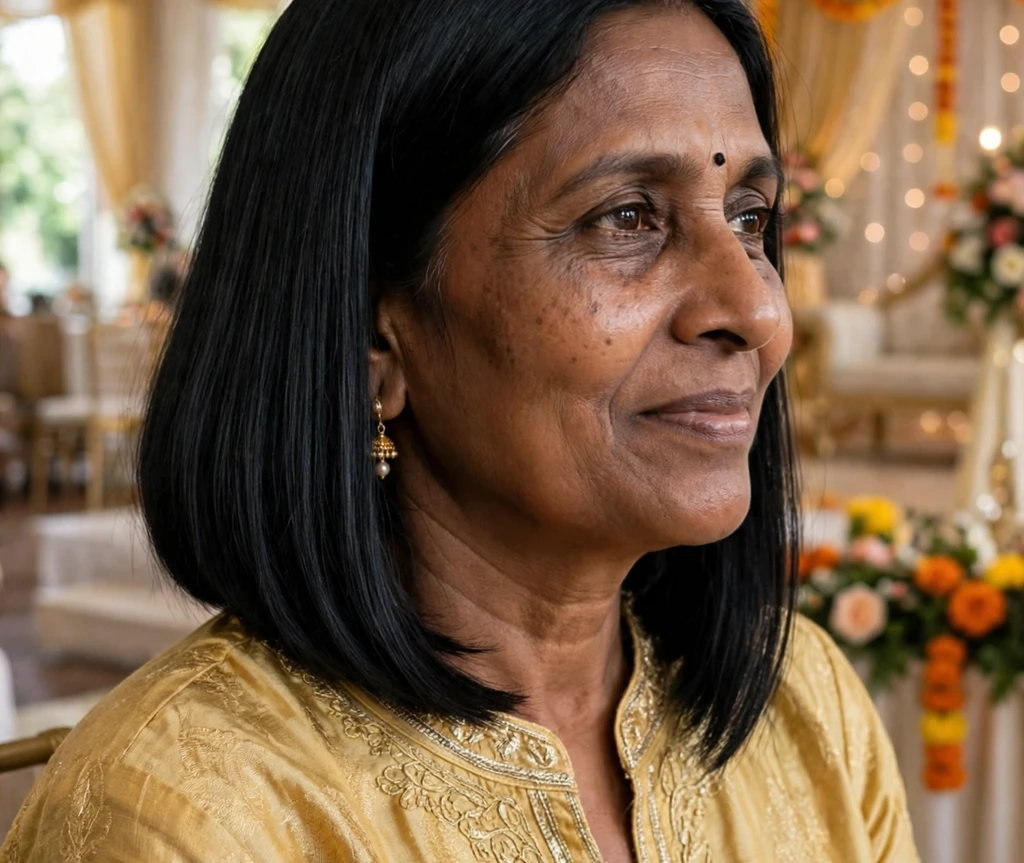 Face-framing layered long bob haircut for women over 50
