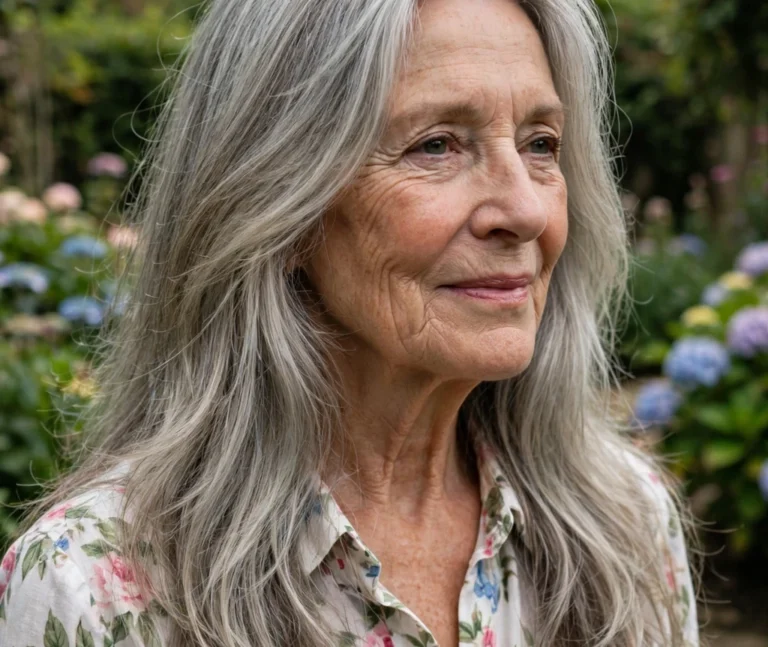 43 Gorgeous Long Hairstyles For Older Women