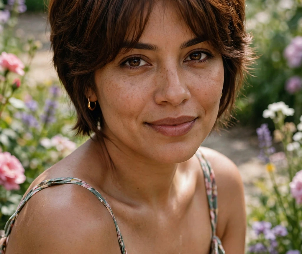 layered long pixie haircut with curtain bangs