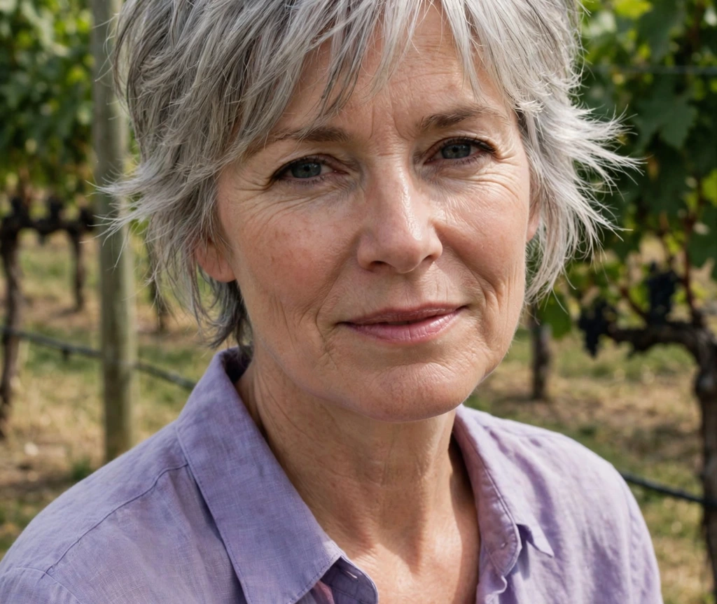 long pixie haircut with tousled curtain fringe