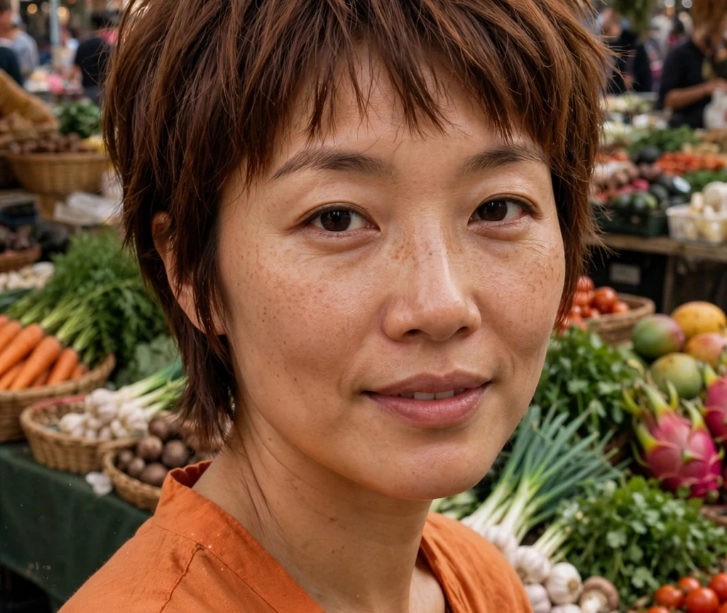 long pixie haircut with short choppy bangs