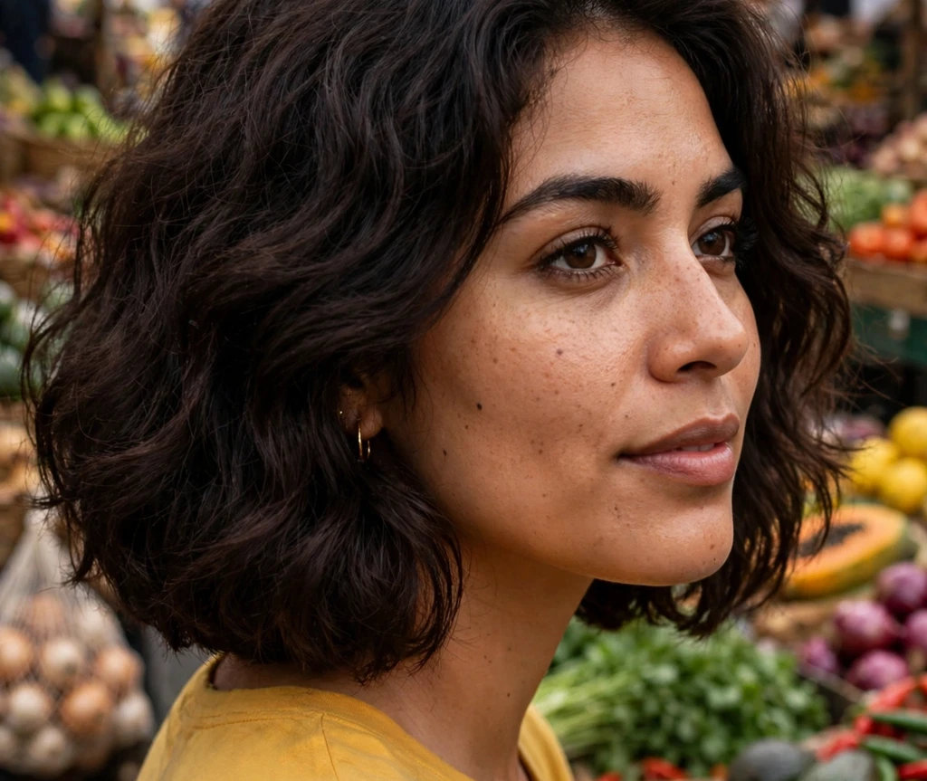 Classic blunt medium bob haircut for thick hair with dense full ends