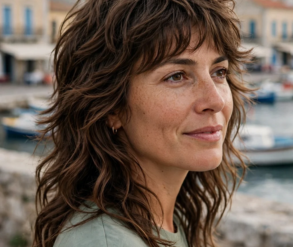 Wavy Layered Mullet