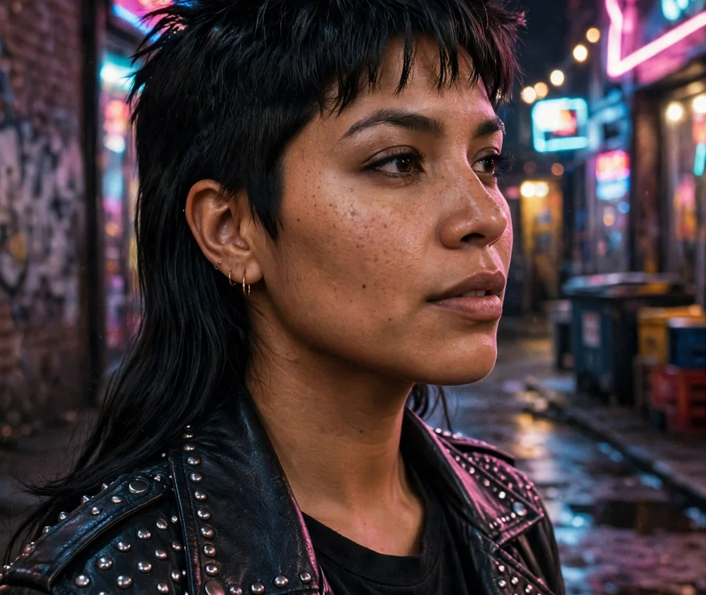 Mullet With Spiked Crown
